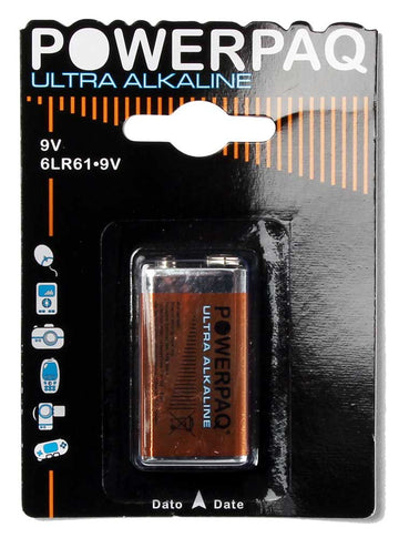 9V Batteri PowerPaq Ultra Alkaline
