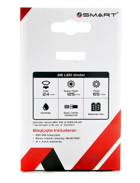 Godkendt Forlygte til fastmontering - 0,5 Watt LED