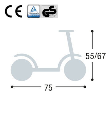 Puky R1 løbehjul - Rosé