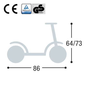 Puky R 03 løbehjul - white-pink