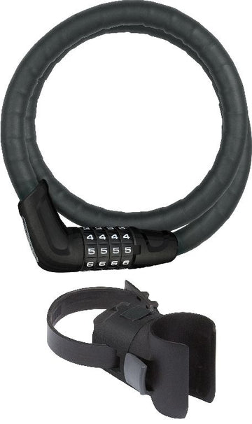ABUS Steel-O-Flex 6615 Tresorflex Combo m/holder 6615C/85/15 black SCMU