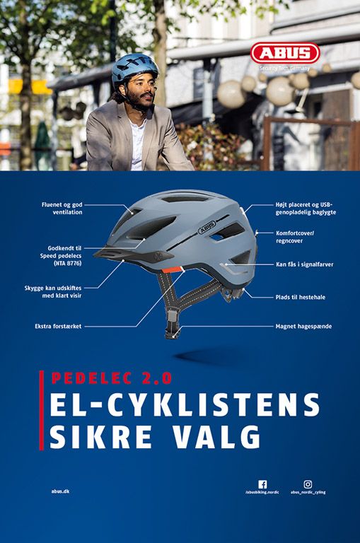 ABUS Featureskilt slatwall Pedelec 2.0 DK