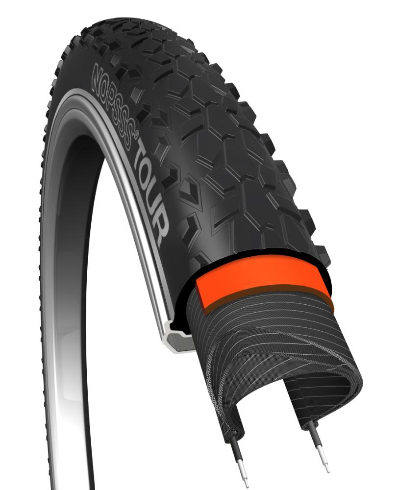 29x2,10 Cykeldæk NoPssss Sort, 5mm