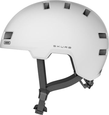ABUS Hjelm Skurb, polar white S
