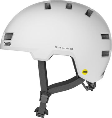 ABUS Hjelm Skurb MIPS, polar white S