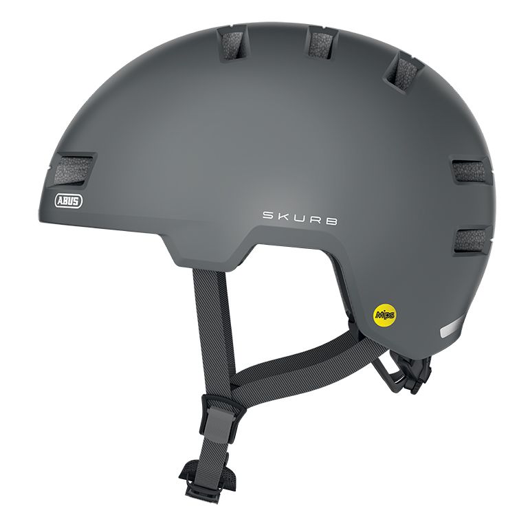 ABUS Hjelm Skurb MIPS, concrete grey L