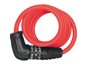 ABUS Spirallås 4508 Star Combo 4508C/150 red