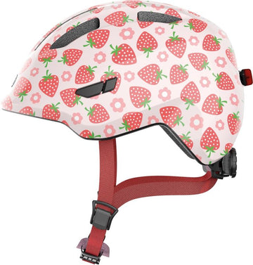 ABUS Hjelm Smiley 3.0 LED, rose strawberry M