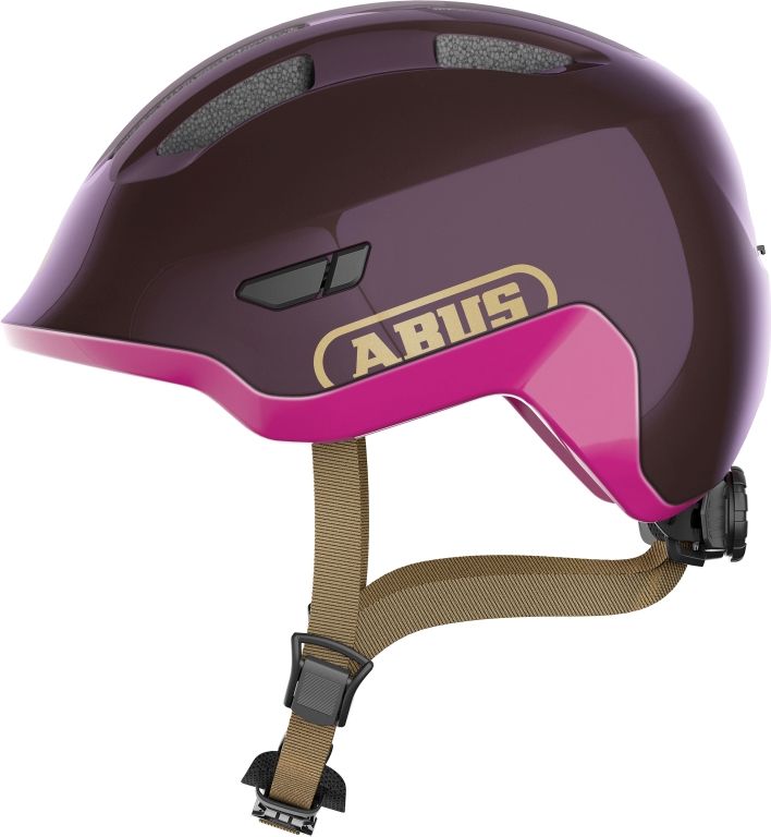 ABUS Hjelm Smiley 3.0 ACE LED, royal purple M