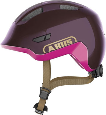 ABUS Hjelm Smiley 3.0 ACE LED, royal purple M
