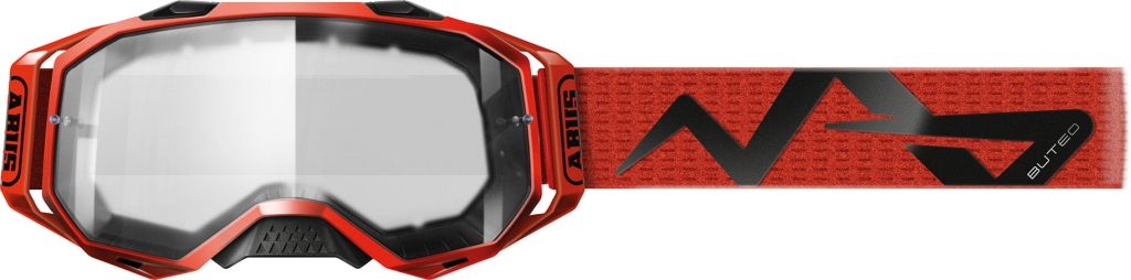 ABUS Buteo goggles, infra red Leveres med klart glas