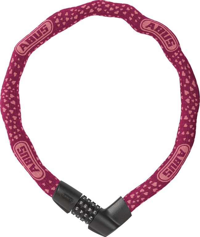 ABUS Kædelås 1385 Tresor Combo (6mm) 1385/75 cherry heart