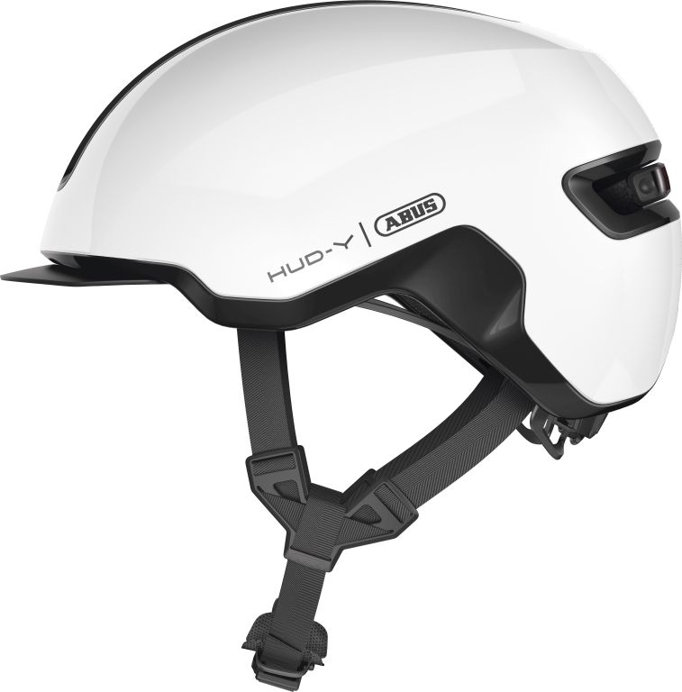 ABUS Hjelm Hud-Y, shiny white L