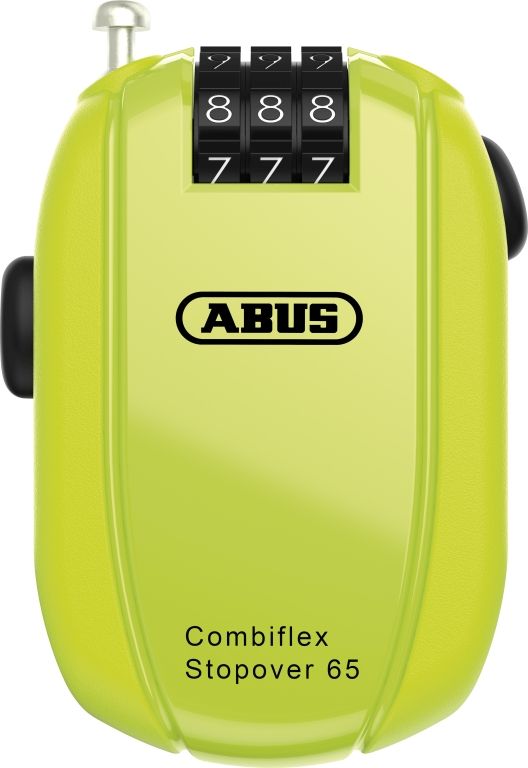 ABUS Wirelås Combiflex StopOver 65 StopOver 65 neon