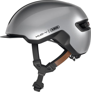 ABUS Hjelm Hud-Y, gleam silver M