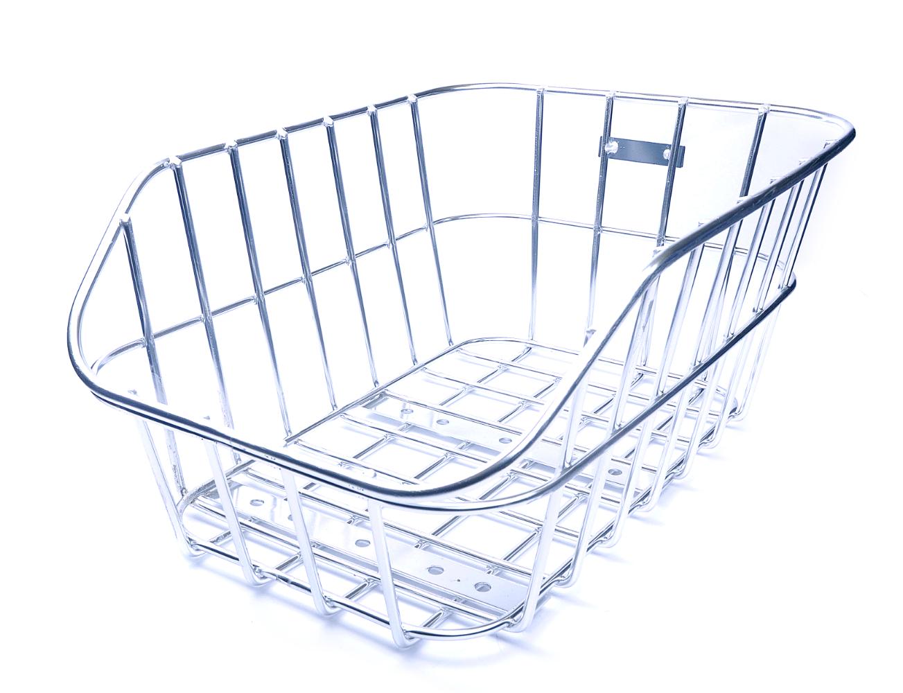 Basil Cento Cykelkurv Sølv 40x24x21cm