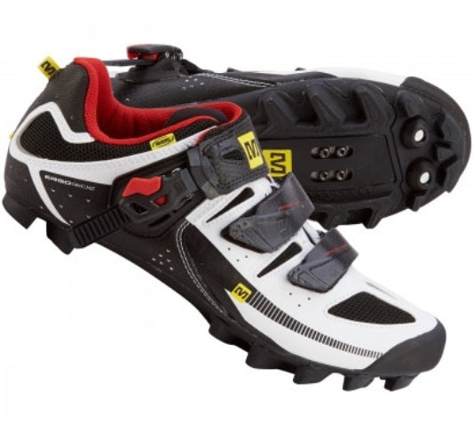 Mavic Rush MTB Cykelsko Sort, hvid, rød